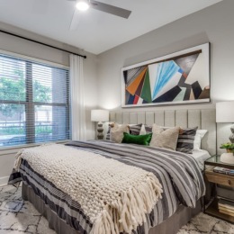 bedroom with spacious areas