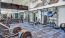 a room with weights and equipment